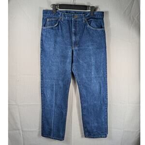 Lee Jeans 38x32 USA Made Vintage Blue Denim Straight Leg Men’s 90s Classic Fit